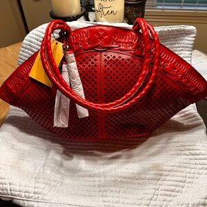 Patricia Nash Red Shoulder Bag